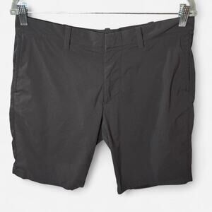J.Crew Men's Tech Shorts W32 L10.5 Black Performance Active Water Resistant